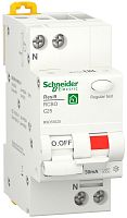 Автомат дифференциального тока АВДТ Schneider Electric Resi9 2п 25А 30мА 6кА C тип A картинка